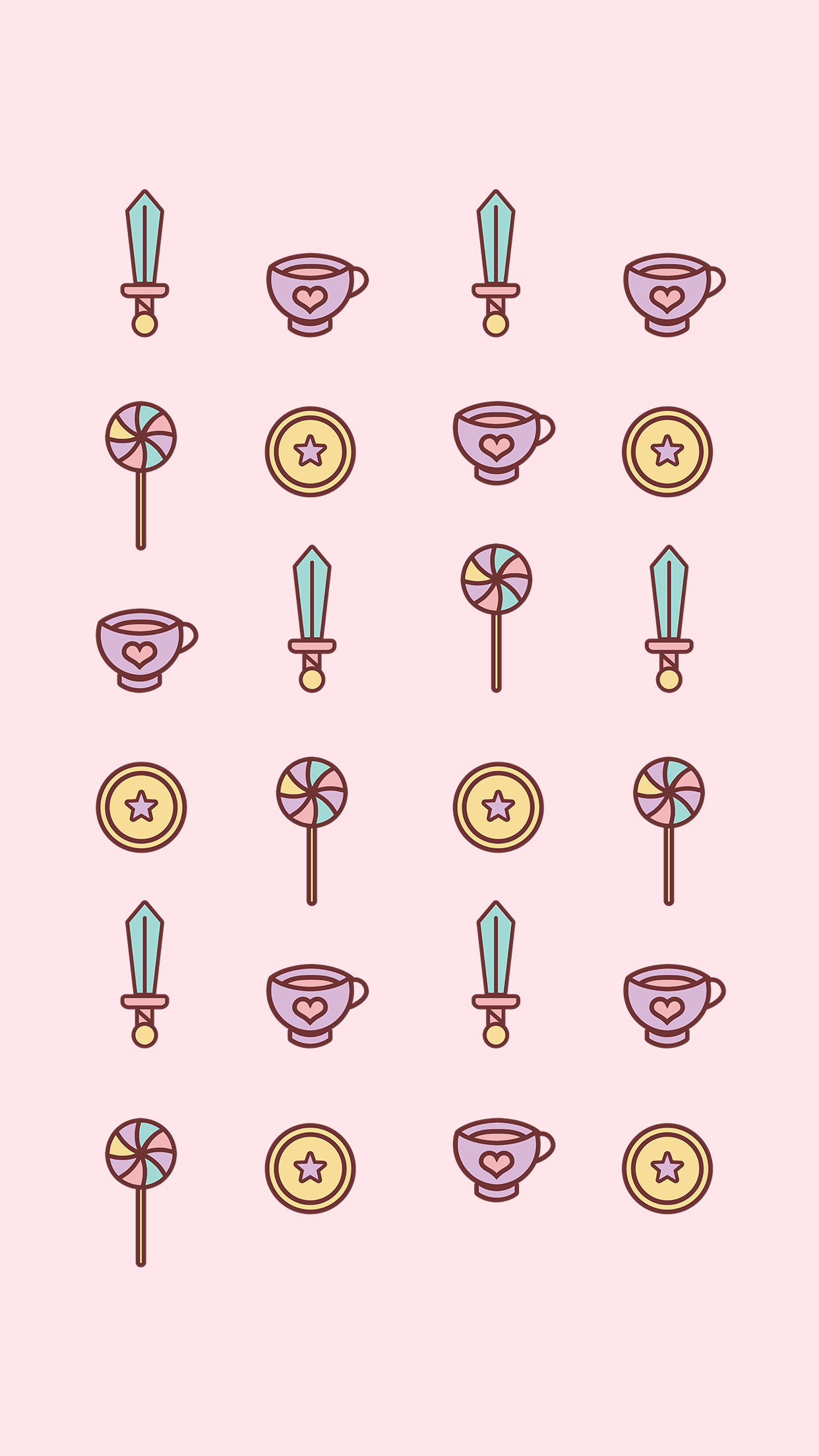 Kawaii Tarot Backgrounds