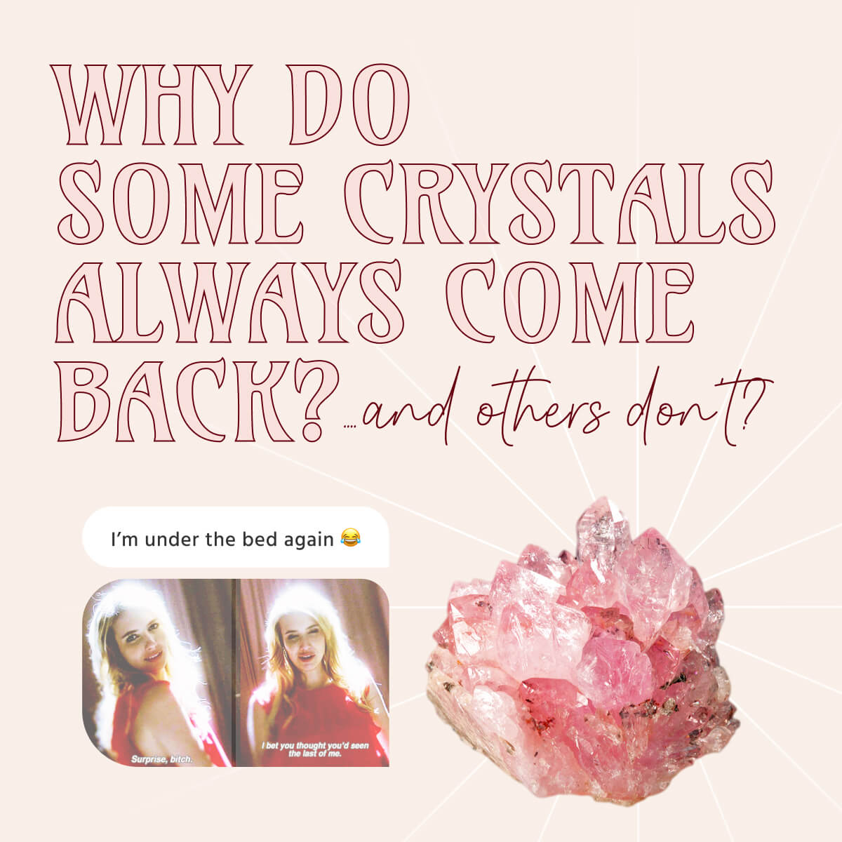 What does it mean when you lose a crystal?